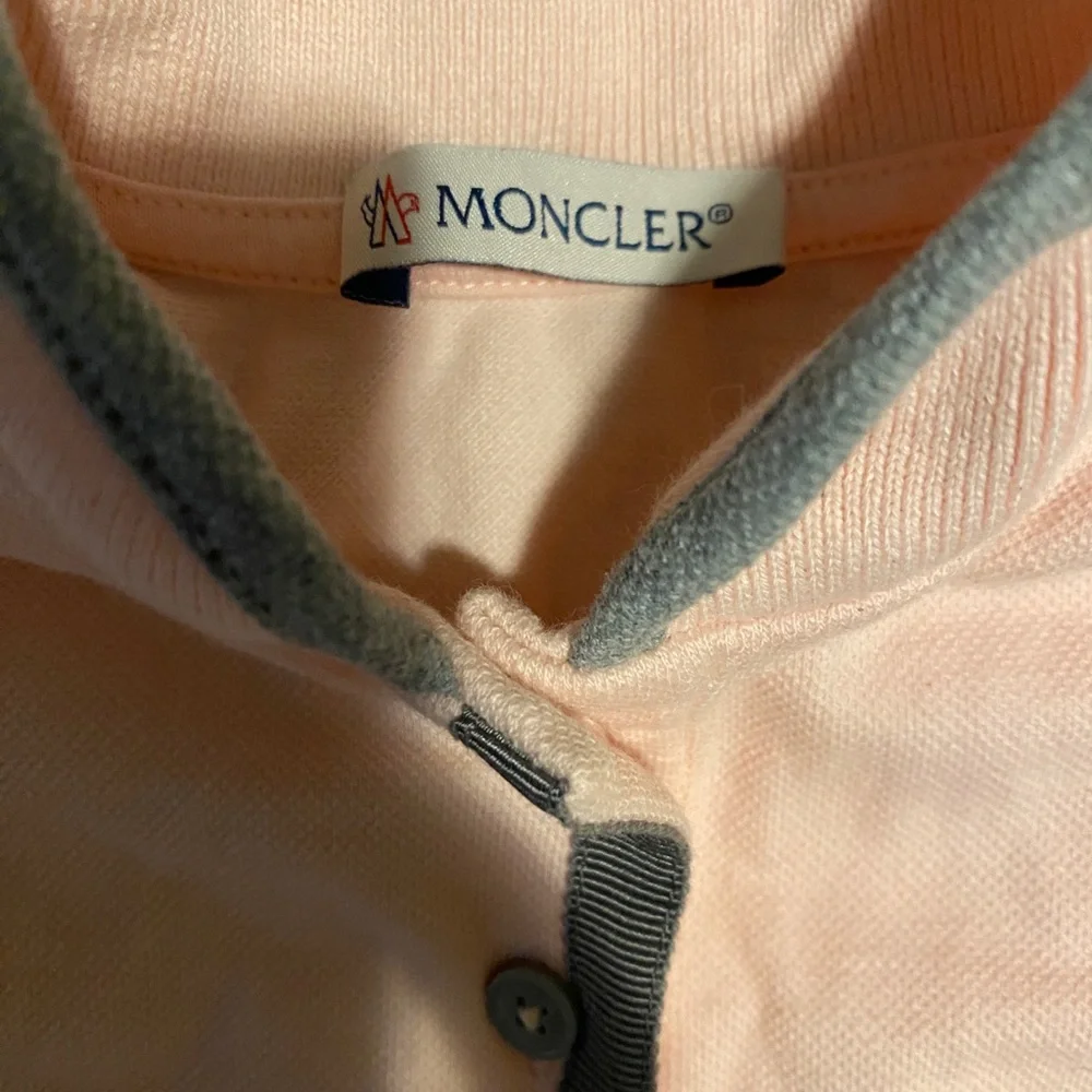 Moncler Pink and Grey Bow Baby Girl Dress and Shorts Outfit 9-12 Months